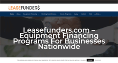 Desktop Screenshot of leasefunders.com